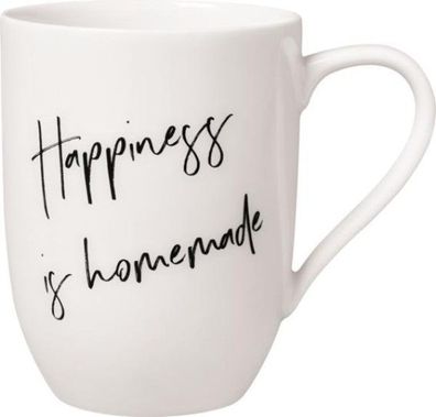 Villeroy & Boch Statement Becher mit Henkel "Happiness is homemade" 280ml