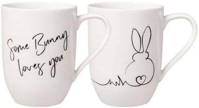 Villeroy & Boch Statement Becher mit Henkel "Oster Set Hase" 2tlg