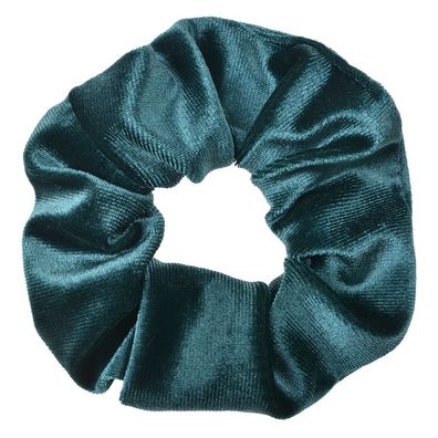 Clayre & Eef Scrunchie Haargummi Ø 10 cm Grün Samt (Gr. Ø 10 cm)