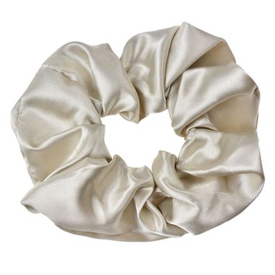 Clayre & Eef Scrunchie Haargummi Ø 10 cm Grau Synthetisch (Gr. Ø 10 cm beige)