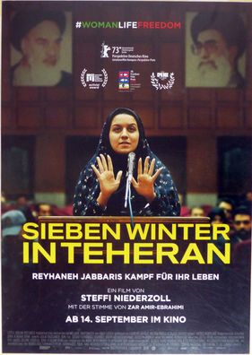 Sieben Winter in Teheran - Original Kinoplakat A1 - Doku - Filmposter