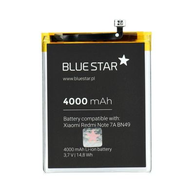 Akku Ersatz kompatibel mit Xiaomi Redmi Note 7A (BN49) 4000mAh Li-lon Austausch