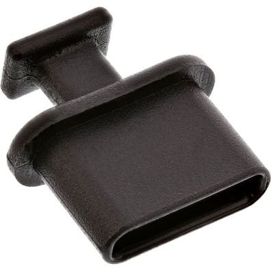 InLine® 59948M Staubschutz, für USB Typ-C Buchse, schwarz, 50er Pack