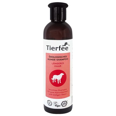 Tierfee Ökologisches Hunde-Shampoo für längeres Haar - 250 ml