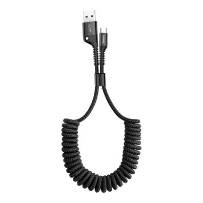 Baseus Fish Eye Ladekabel Datenkabel USB-A zu USB-C 2A 1m - schwarz