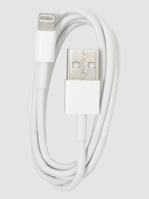 USB Ladekabel kompatibel mit iPhone in weiß