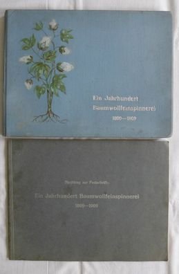 Ein Jahrhundert Baumwollfeinspinnerei 1809-1909 Plaue Flöha + Nachtrag, Firmenchronik