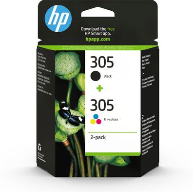 HP 6ZD17AE HP 305 (6ZD17AE) schwarz, color Druckerpatronen, 2er-Set