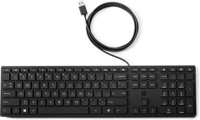 HP 9SR37AA#ABD Desktop 320K Tastatur kabelgebunden schwarz