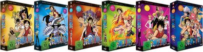 One Piece - TV Serie - Box 1-6 - Episoden 1-195 - DVD - NEU