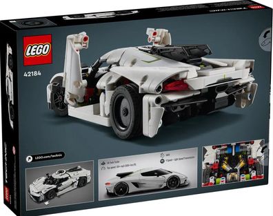 LEGO® Technic Koenigsegg Jesko Absolut Supersportwagen in Weiß (42184)