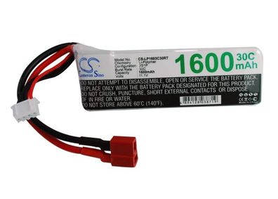 Ersatzakku - CS-LP1603C30RT - RC CS-LP1603C30RT - 11,1 Volt 1600mAh Li-Polymer