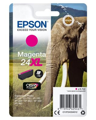 Epson C13T24334012 Epson Tintenpatrone XL magenta Claria Photo HD T 243 T 2433