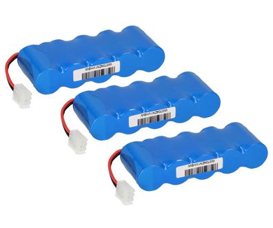 3x Akku für Somfy Roll-Lift D14 K8 K10 K12 6V 2000mAh Ni-Mh