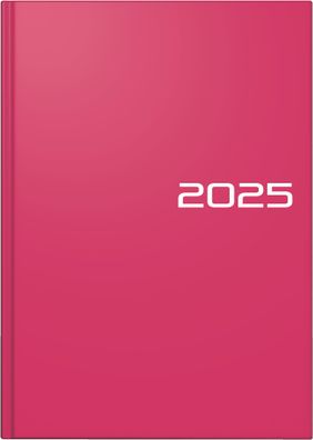 Brunnen Kalender 2025 Buchkalender A5 pink 10-79561645