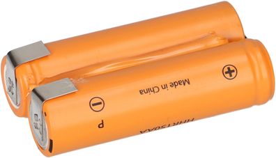 Akkupack 2,4V 1500mAh Panasonic Spezial Industrie Akku AA Mignon Reihe mit Lötfahne