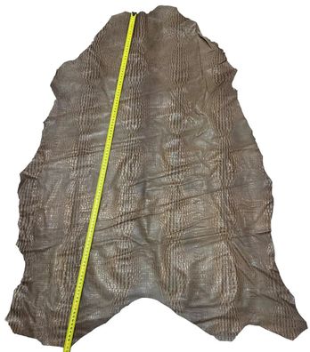 Lederhaut Braun Echtleder Lammleder Echt Leder 111x76 Cm