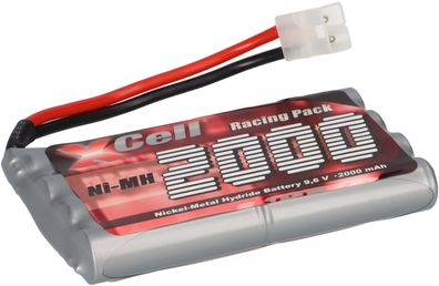 XCell RC-Pack 9,6V / 2000mAh - L4x2 Zelle AA Tamiya-Stecker