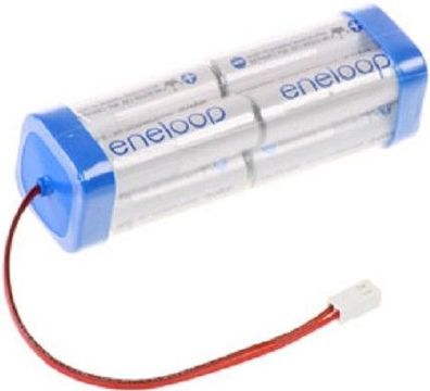 eneloop Akkupack 9,6V / 2000mAh - F2x2x2 passend für Futaba Sender Zelle eneloop AA