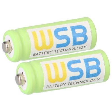 2X NiMH Akku 400mAh (1.2V) für schnurlos Telefon Festnetz Hagenuk Classico iDect