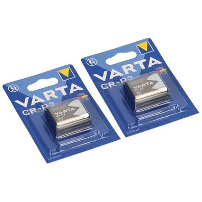 2x CR-P2 CRP2 Foto-Batterie Lithium 6V VARTA Profi