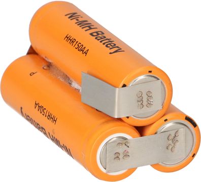 Akkukonfektion Pyramide 3,6V 1.500mAh NiMH AA Mignon Industriezelle