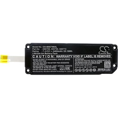 Ersatzakku - CS-BSE796XL - Bose Soundlink Mini 2 / 088772 - 7,4 Volt 3400mAh Li-Ion