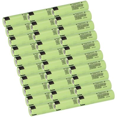 30x Panasonic Zelle NCR18650PF Flat-Top Li-ion 18650 2900mAh 3,6V