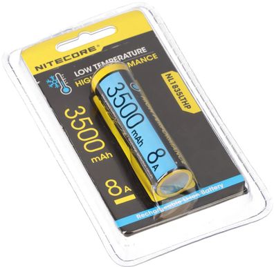 Nitecore Li-Ion Akku 18650 NL1835LTHP - 3,6V 3,5Ah - temperaturfest bis zu -40°C