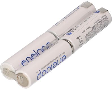 Eneloop L2x2 Inline BK-3MCCE mit Lötfahne Modellbau Akkupack 4,8V 1900mAh