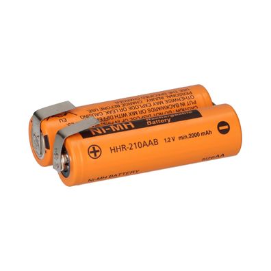 2,4V 2080mAh Akkupack Mignon AA Ni-MH HHR210AA Lötfahne