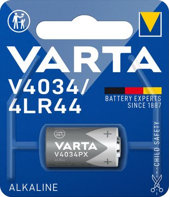 Varta Photobatterie V4034 4LR44 Alkaline 6V / 100mAh