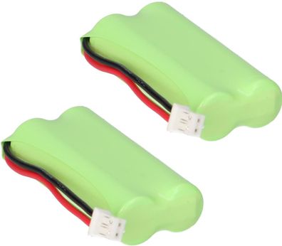 2x Akku kompatibel Siemens A120 / A140 Gigaset 700mAh 2.4V