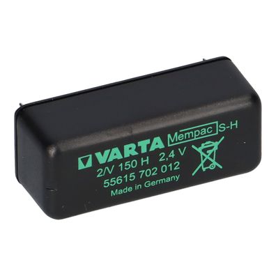 Varta Mempac 2/V150H 2,4V / 150mAh Print 2/2 + + /-- VKB 55615 702 012