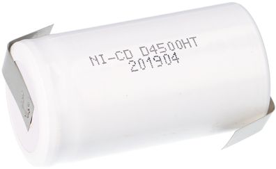 Mexcel Akku D 1,2V 4500mAh NS4500DH Z-Lötfahne Mono NiCd