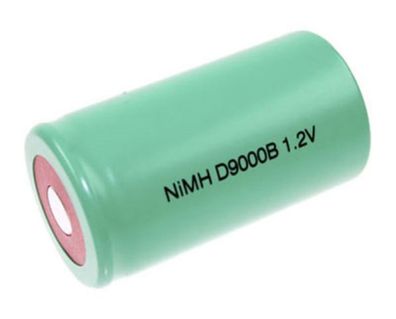 100x XCell Mono Akku Flattop Ni-MH 1,2V 9000mAh D