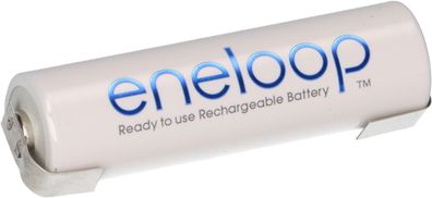 Panasonic Eneloop AA Mignon Akku 1.2V 2000mAh mit Lötfahne U-Form