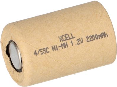 XCell Akku Ni-MH 1,2V / 2200mAh Pappmantel 4/5 Sub-C