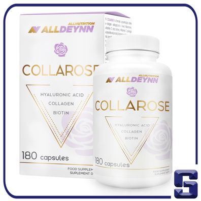 Allnutrition Alldeynn Collarose 180 Tab. Kollagen Hyaluron Verisol® Biotin