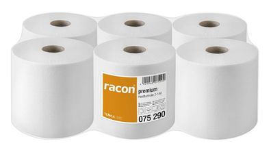 racon® 075290-01 Handtuchrolle Premium - 20 cm x 140 m, 2-lag., hochweiß, 42 g/qm,