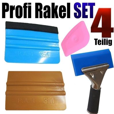 Profi Rakel - Scheiben - Tönungs . Rakel Set - Aufkleber Sticker