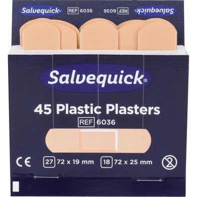 Salvequick Pflasterstrip Refill 6036 45 St./Pack