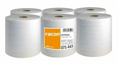 racon® 075443-01 Handtuchrolle Premium - 20 cm x 140 m, 2-lag., hochweiß, 35 g/qm,