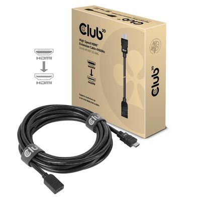 Club 3D CAC-1325 Club3D HDMI-Kabel 2.0 UHD-Verlängerungskabel 5 Meter St/Bu retail