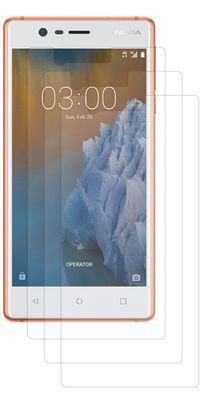 3x Nokia 3 Displayschutzfolie Schutzfolie Displayfolie Anti Reflex Matt