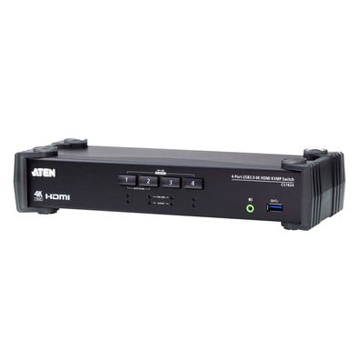Aten CS1824 CS1824 KVMP-Switch 4-fach, 4K HDMI, USB 3.0, Audio