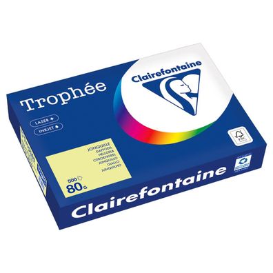 Clairefontaine Kopierpapier 1778PC A4 80g hellgelb 500Bl