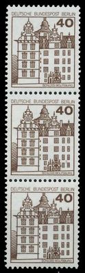 BERLIN DS BURGEN U. Schlösser Nr 614R postfrisch 3ER ST X90F2CE