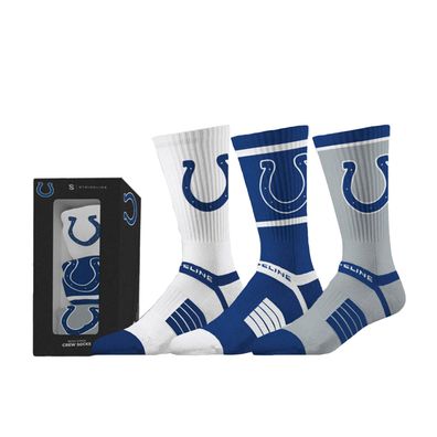 NFL Indianapolis Colts Socken Strideline Premium 3er Pack Geschenkbox M/ L (40-46)