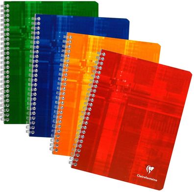 Clairefontaine 8812C Clairefontaine Cahier spirale 170 x 220 mm 224 pages